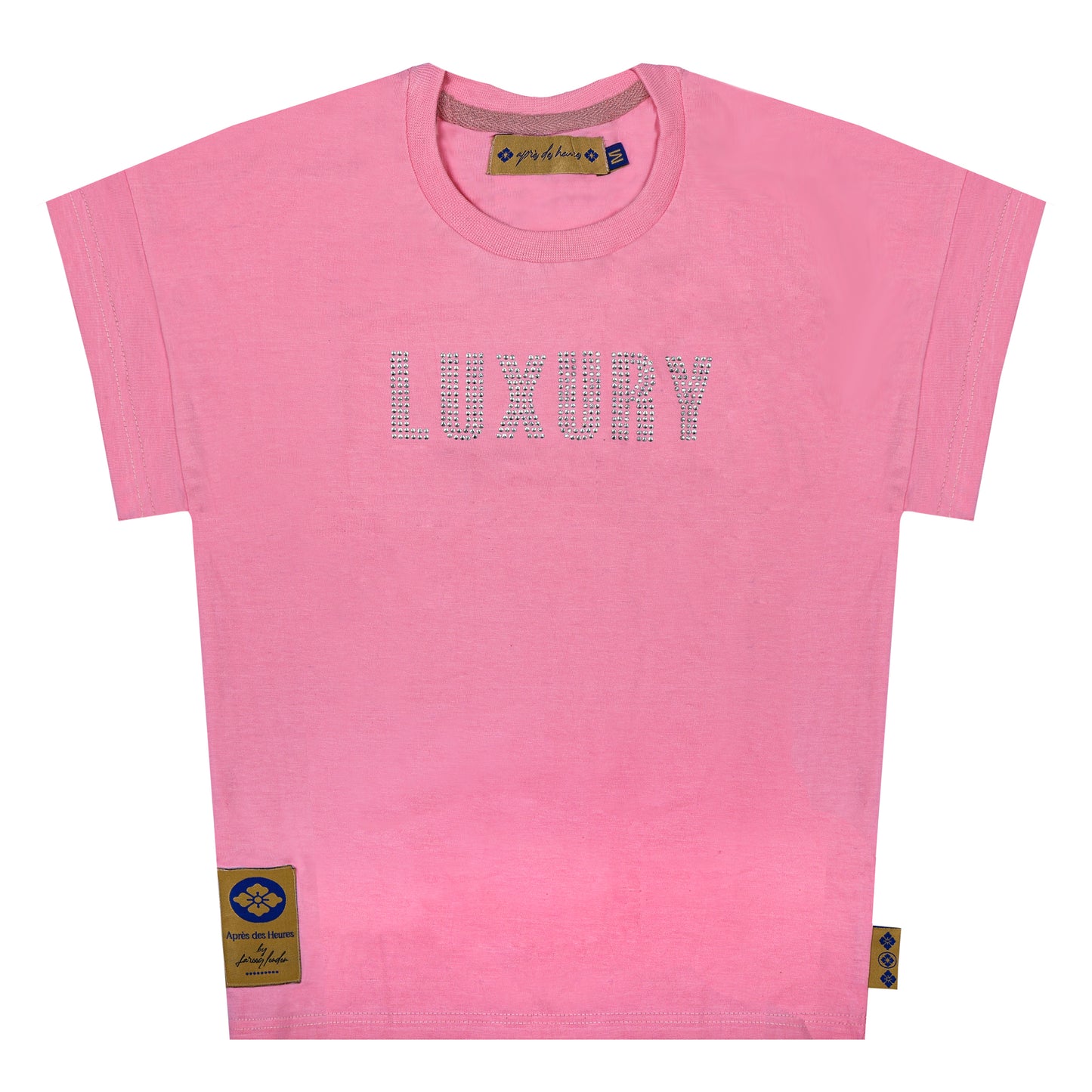 CRYSTAL LUXURY T-SHIRT (PINK)