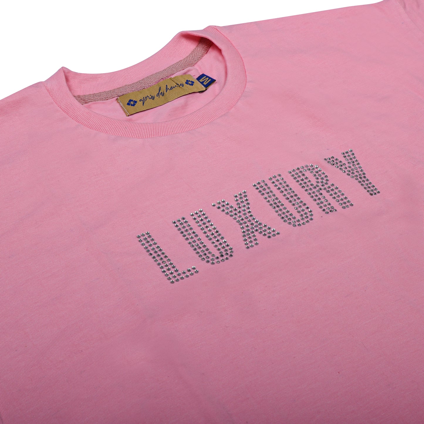 CRYSTAL LUXURY T-SHIRT (PINK)