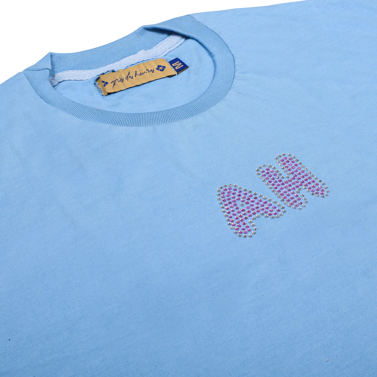 CRYSTAL BUBBLE AH T-SHIRT (BABY BLUE)