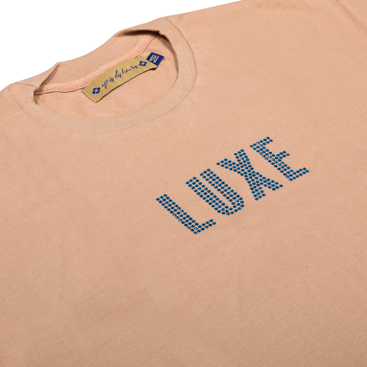 CRYSTAL LUXE T-SHIRT (NUDE)