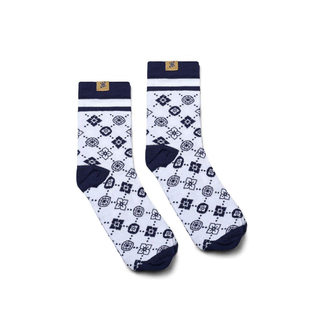 COTTON SOCKS WITH LABEL- BOX OF 3 (WWB)
