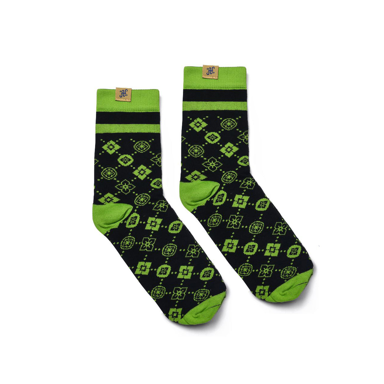 COTTON SOCKS WITH LABEL- BOX OF 3 (WBB)