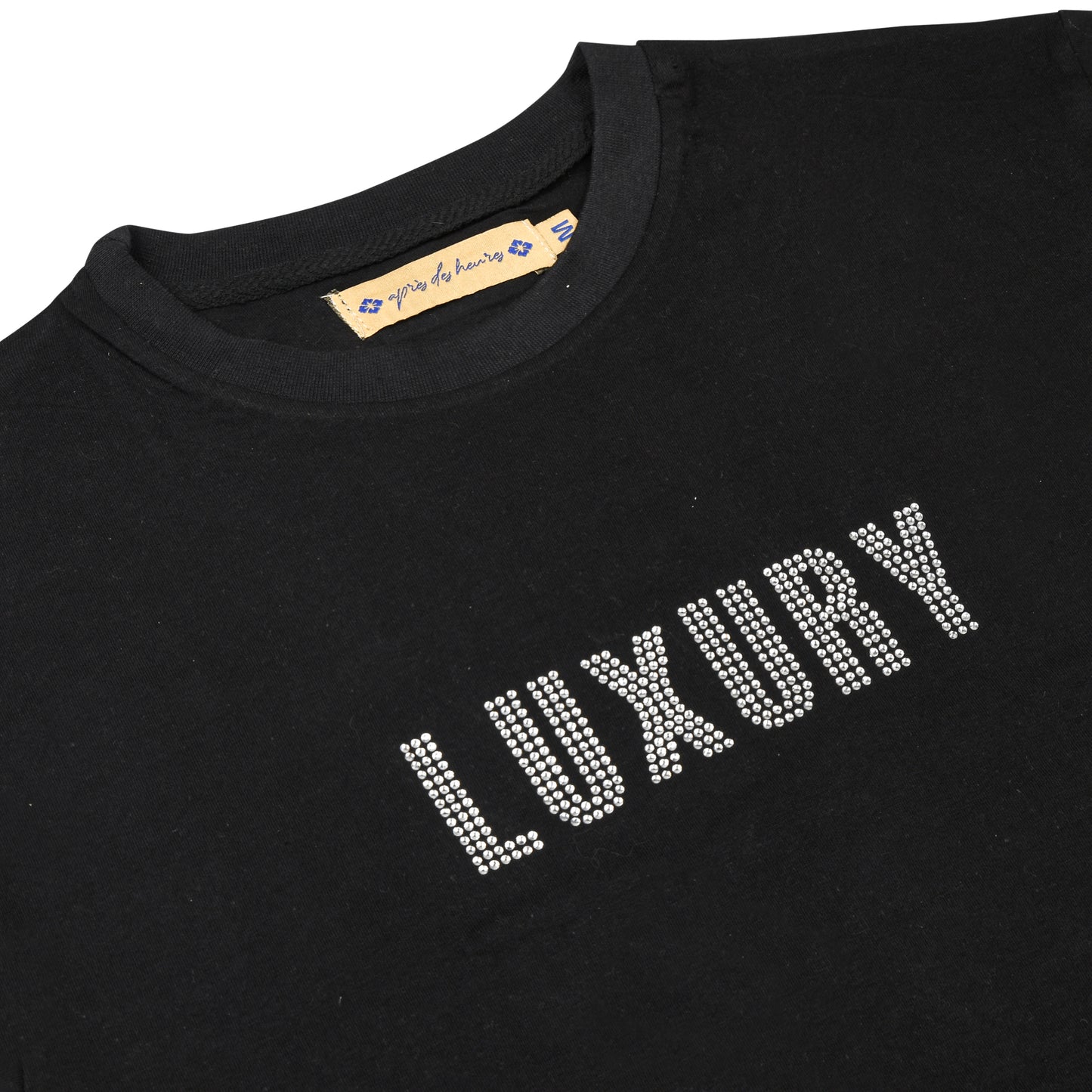 CRYSTAL LUXURY T-SHIRT (BLACK)