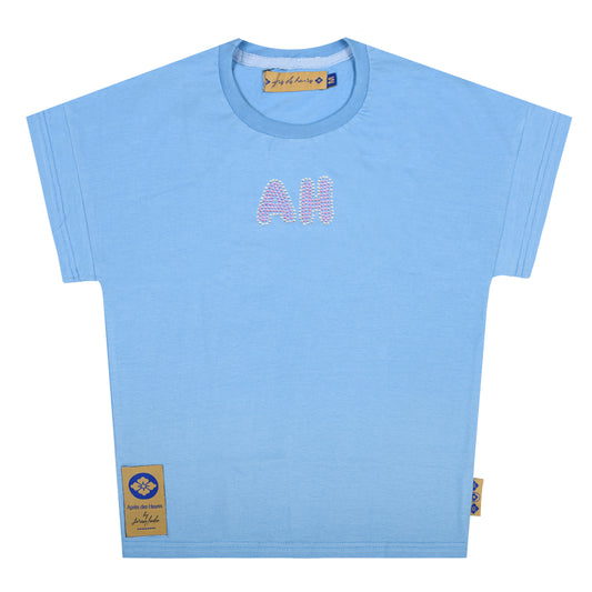 CRYSTAL BUBBLE AH T-SHIRT (BABY BLUE)